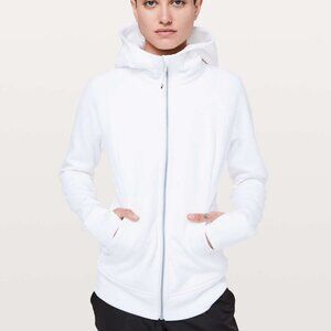 Lululemon Women's Scuba Hoodie *Light Cotton Fleece - White